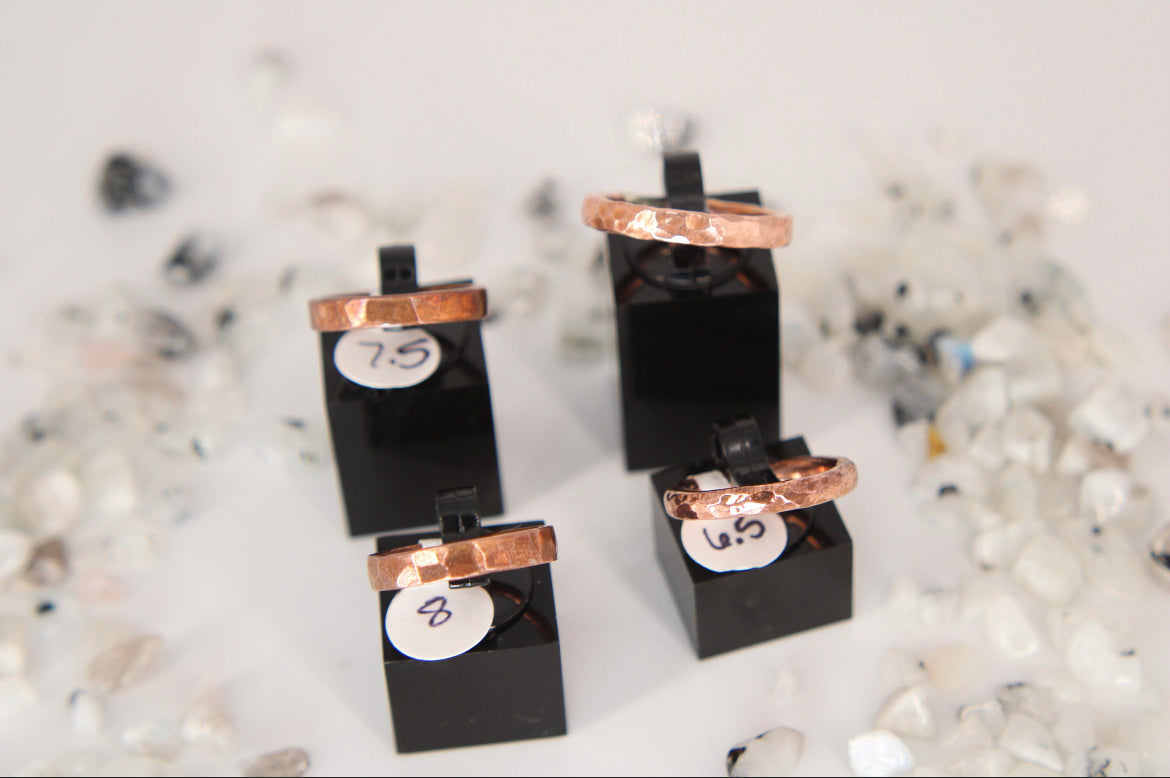 Hammered Copper Ring